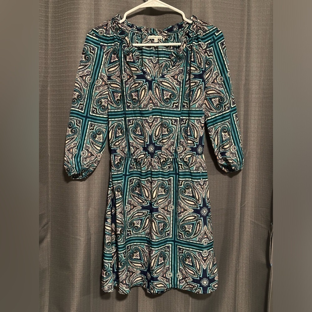 Charlotte Russell Geometric Patterned Dress